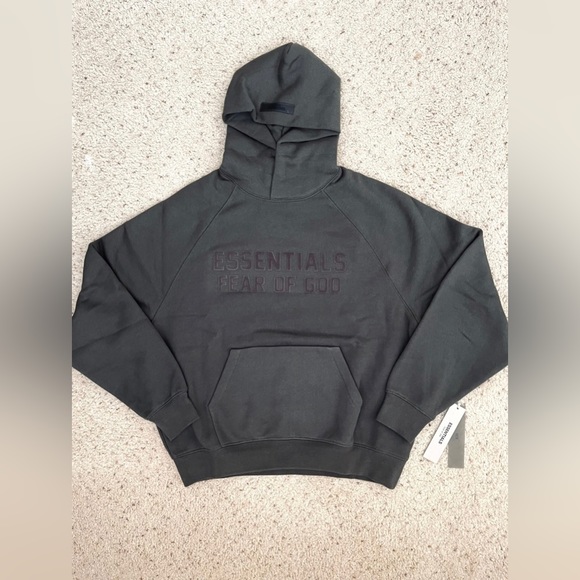 off black essential hoodie